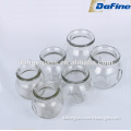 Hot sale five styles of clear chinese glass cupping jars sets for massage wholesale